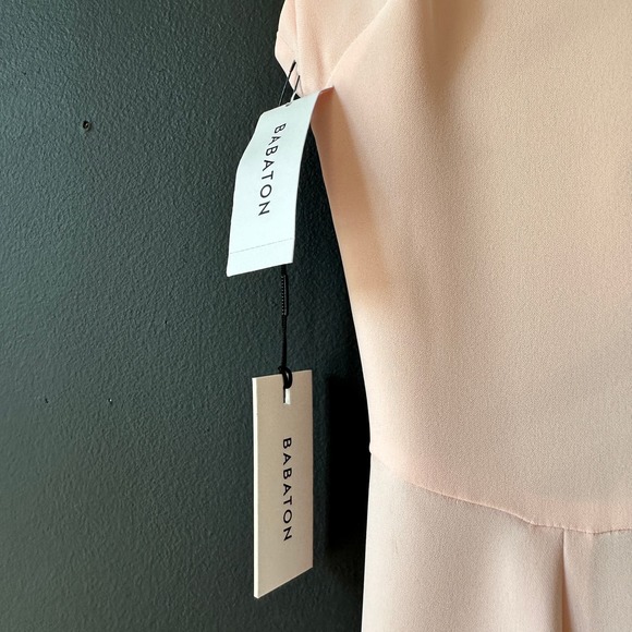 Aritzia Babaton Hamptons Dress Soft Blush Pink NEW Size 0 - Picture 6 of 13